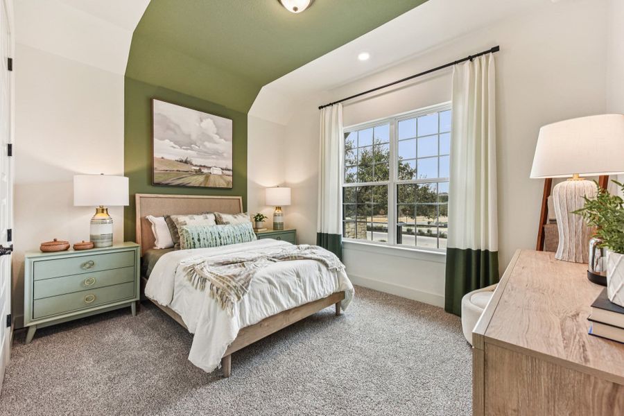 Representative furnished interior of a home built from the Sicily – 60′ Lot by Chesmar Homes in Lakes of Cane Island, Katy (Image 14).