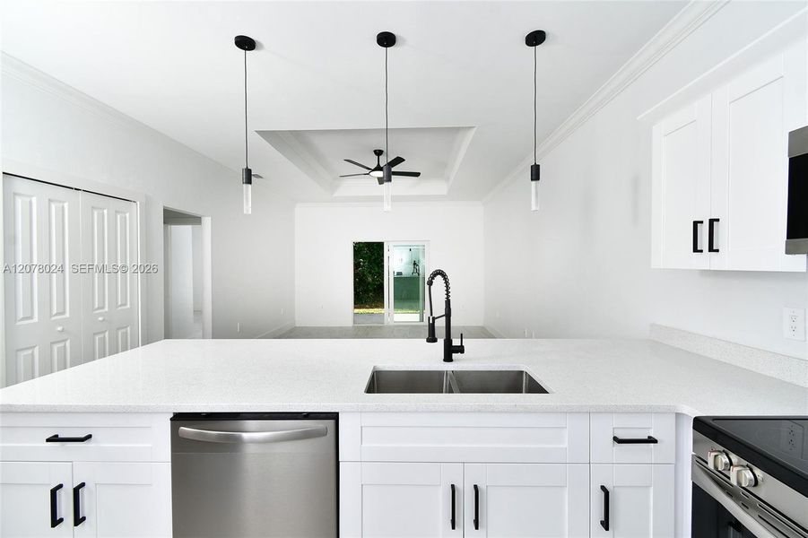 Furnished interior view inside a new home in , Fort Myers (Image 5). Furnished interior view inside a new home in , Fort Myers (Image 5).
