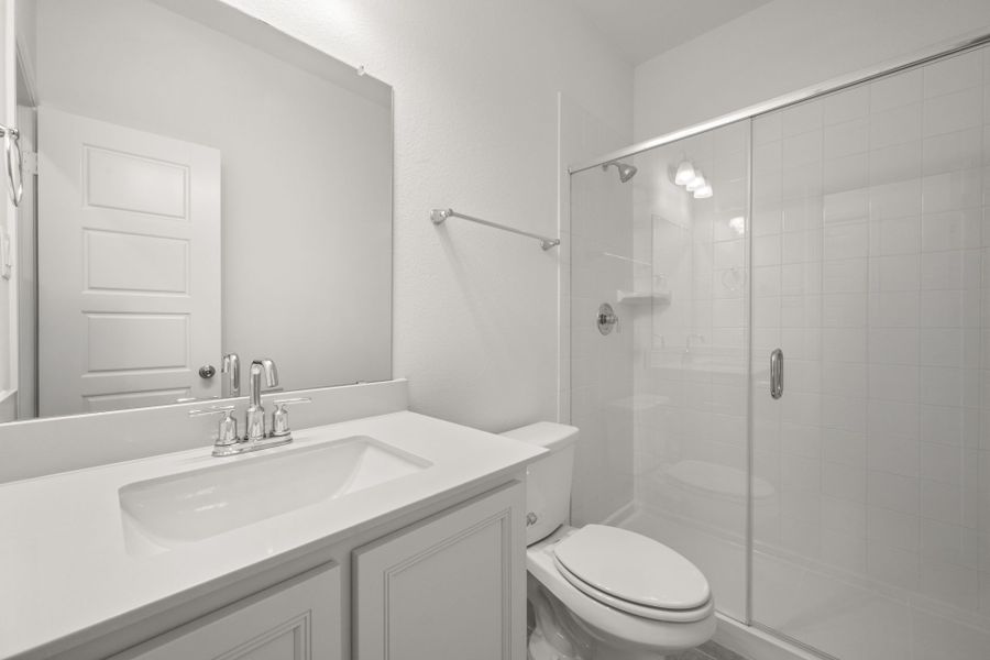 Furnished interior view inside a new home in Creekview Meadows, Pilot Point (Image 10). Furnished interior view inside a new home in Creekview Meadows, Pilot Point (Image 10).