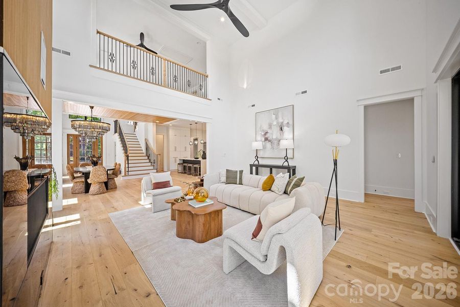 Furnished interior view inside a new home in , Charlotte (Image 39).