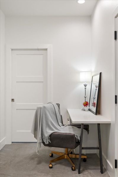 Office Cubby with built in desk great for home office use
