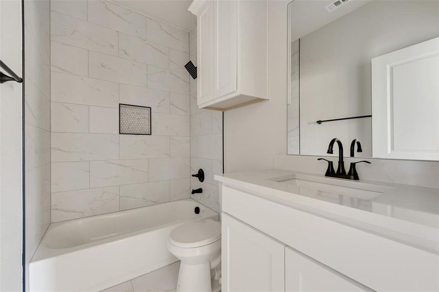 Furnished interior view inside a new home in , Forney (Image 11).