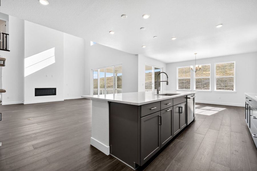 Furnished interior view inside a new home in Macanta Destination Collection, Castle Rock (Image 6).