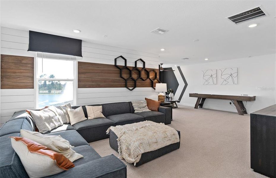 Model Home Design Only. Pictures and furnishings are for illustrative purposes only. Elevations, colors and options may vary. Furniture is for model home staging only.?