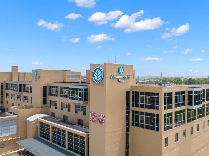 Front exterior of a new home in Shorter Village, Rome, GA, highlighting curb appeal (Image 24).