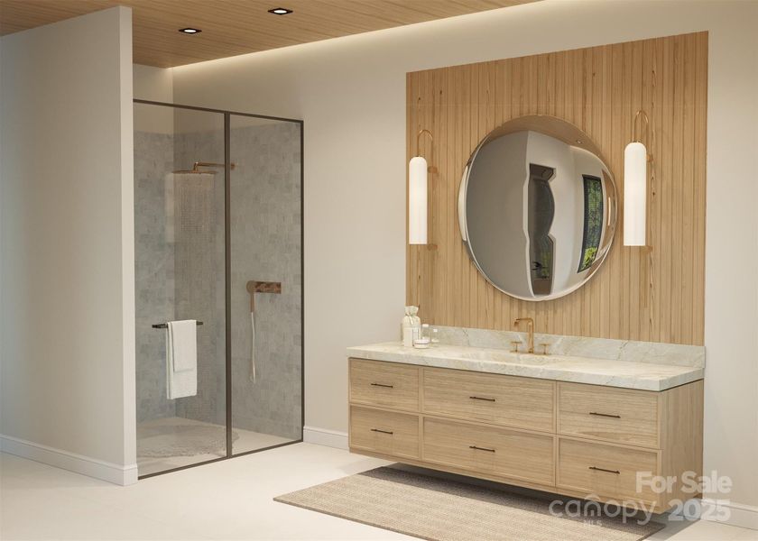 Furnished interior view inside a new home in , Arden (Image 7).