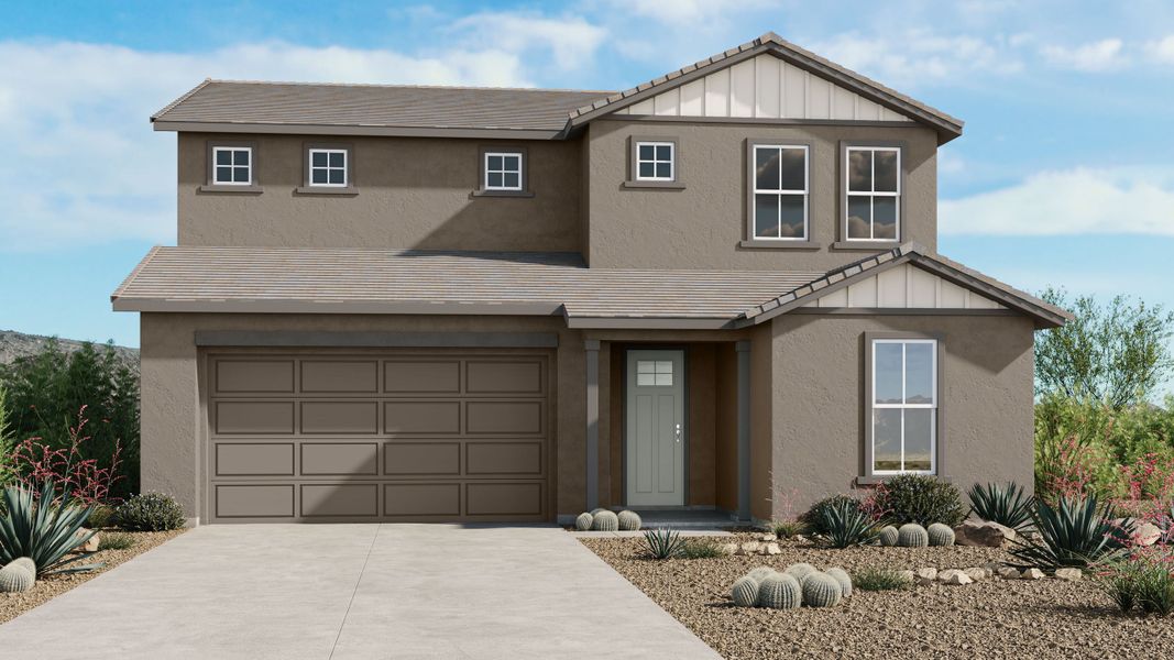 Representative exterior photo of a completed home built from the Legacy by Taylor Morrison in Ladera Trails, Peoria, AZ (Image 4).