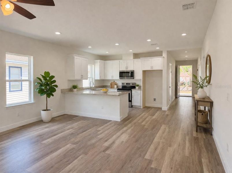 Furnished interior view inside a new home in , Sanford (Image 9). Furnished interior view inside a new home in , Sanford (Image 9).
