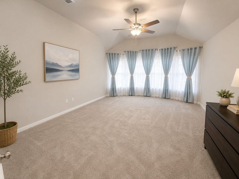Furnished interior view inside a new home in Dunham Pointe, Cypress (Image 16). Furnished interior view inside a new home in Dunham Pointe, Cypress (Image 16).