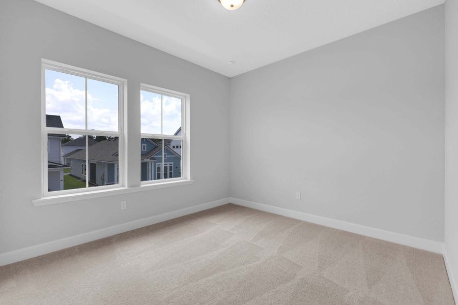 Representative unfurnished interior of a home built from the The Clermont by Providence Homes (Florida) in Seabrook Village at Seabrook, Nocatee (Image 24).