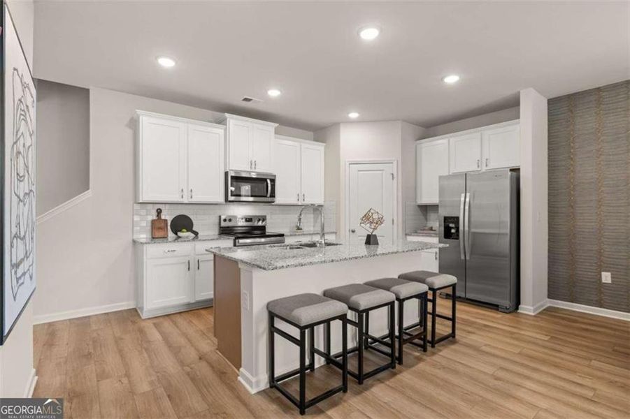 Furnished interior view inside a new home in Cascade Ridge at Niskey Lake, Atlanta (Image 9).