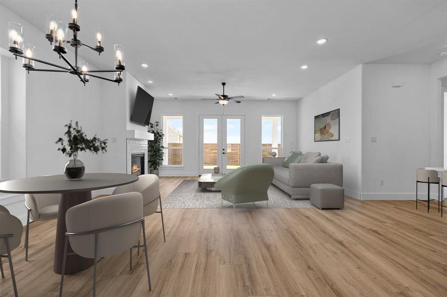 Furnished interior view inside a new home in Solterra, Mesquite (Image 11). Furnished interior view inside a new home in Solterra, Mesquite (Image 11).