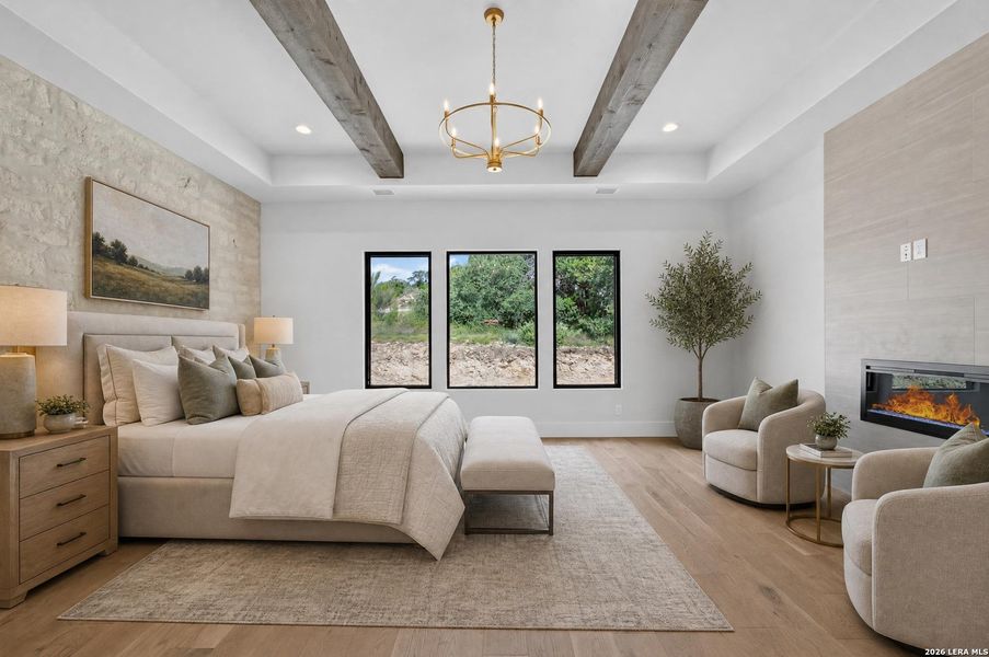 Furnished interior view inside a new home in , San Antonio (Image 16).