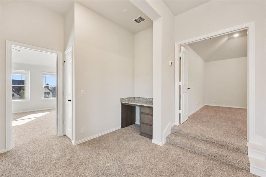 Spacious, unfurnished interior of a new home in Coyote Crossing, Godley (Image 33). Spacious, unfurnished interior of a new home in Coyote Crossing, Godley (Image 33).