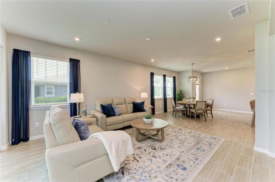 Furnished interior view inside a new home in Wellen Park, Venice (Image 19).