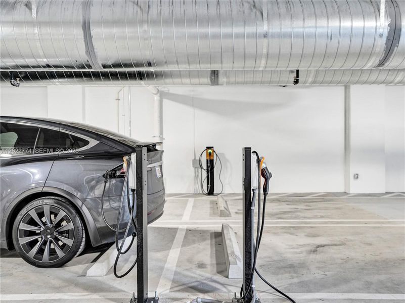private charging station for electric car