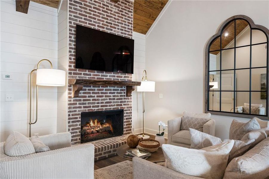 Furnished interior view inside a new home in , Canton (Image 54).