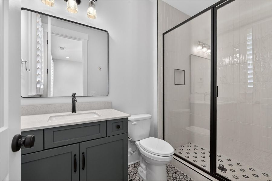Representative furnished interior of a home built from the Newport II by Classica Homes in McLean - Hunts Point, Belmont (Image 34).