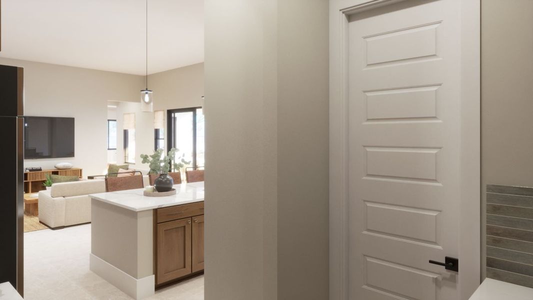 Furnished interior view inside a new home in Estates at Kings Ranch, Gold Canyon (Image 12).