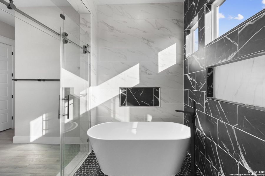 Furnished interior view inside a new home in , Adkins (Image 7).