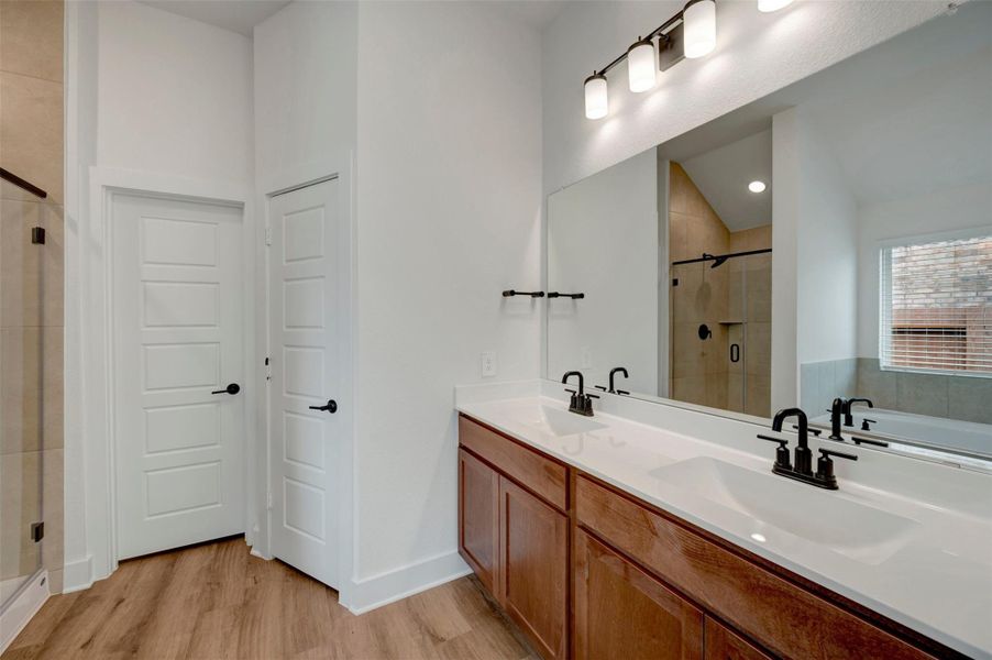 Furnished interior view inside a new home in Sorella, Tomball (Image 15).