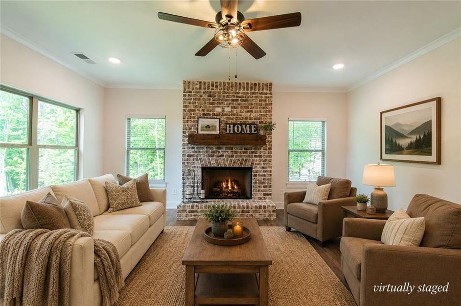 Furnished interior view inside a new home in , Jasper (Image 12).