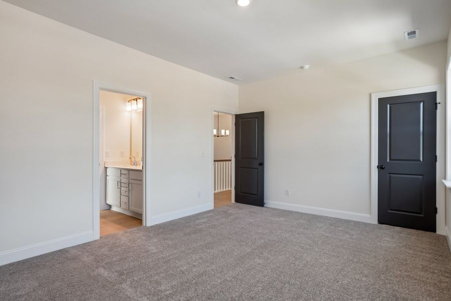 Representative unfurnished interior of a home built from the Lure by Caruso Homes in Blue Run, Raleigh (Image 35). Representative unfurnished interior of a home built from the Lure by Caruso Homes in Blue Run, Raleigh (Image 35).