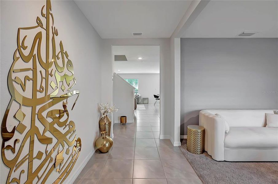 Furnished interior view inside a new home in , Tampa (Image 53). Furnished interior view inside a new home in , Tampa (Image 53).