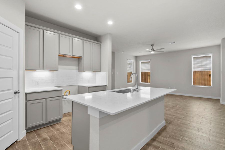 Furnished interior view inside a new home in Cypresswood Landing, Humble (Image 6).