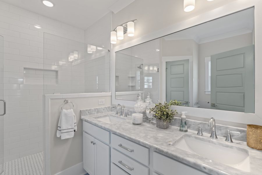 Representative furnished interior of a home built from the Scout by Bill Clark Homes in Riverside Cove, Wilmington (Image 60).