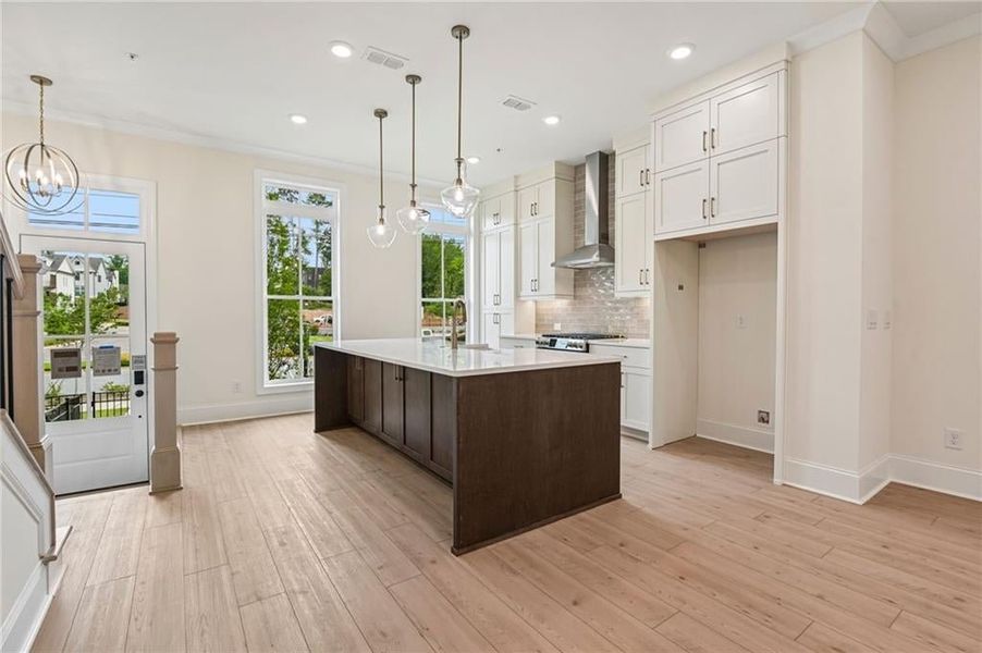 Furnished interior view inside a new home in Byers Park, Alpharetta (Image 8). Furnished interior view inside a new home in Byers Park, Alpharetta (Image 8).