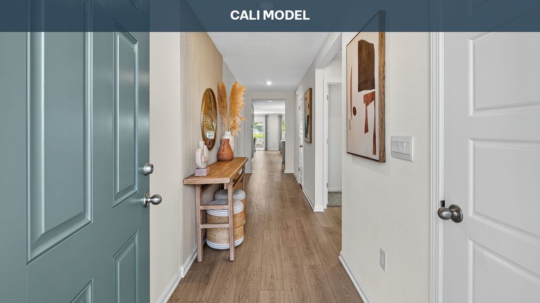 Representative furnished interior of a home built from the CALI by D.R. Horton in Canopy Oaks, Kingsland (Image 6). Representative furnished interior of a home built from the CALI by D.R. Horton in Canopy Oaks, Kingsland (Image 6).