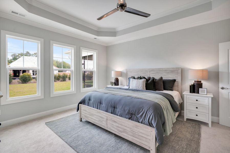 Representative furnished interior of a home built from the Pierre's Bay by Kent Homes in Oyster Harbour, Supply (Image 132).