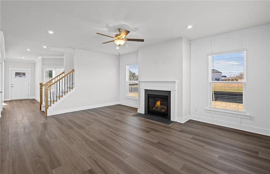 Spacious, unfurnished interior of a new home in Creekside at Skelton, Jefferson (Image 15).
