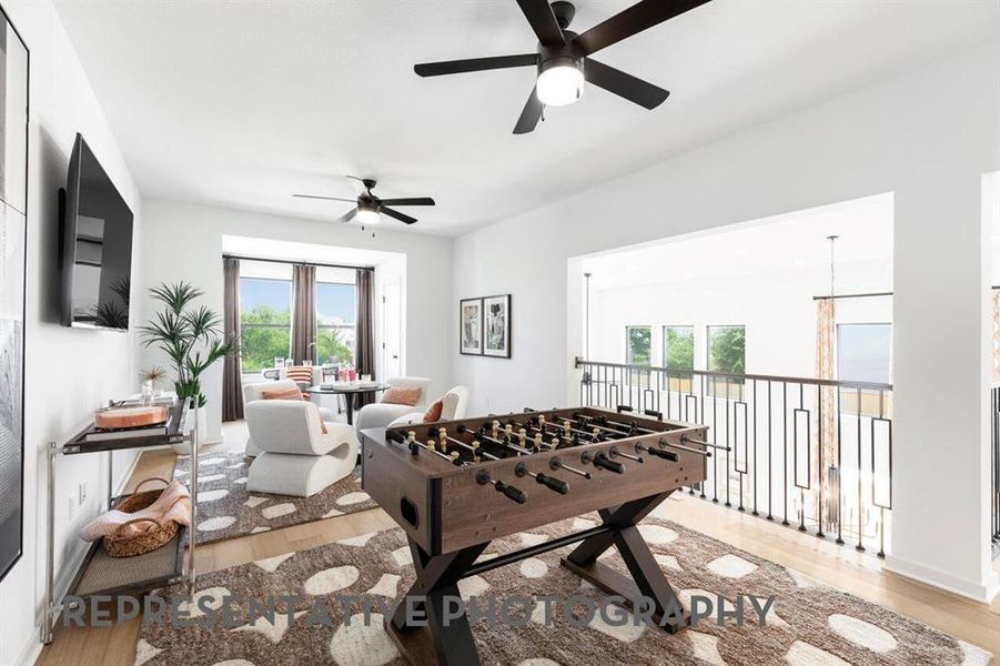 Furnished interior view inside a new home in Myrtle Creek, Waxahachie (Image 24).