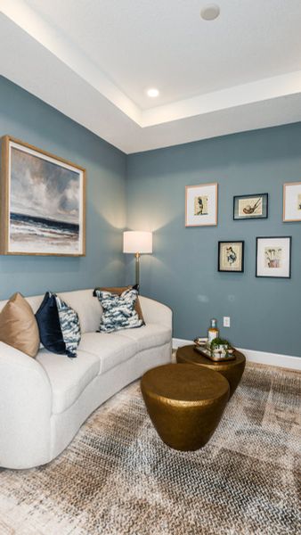 Representative furnished interior of a home built from the Caicos by Taylor Morrison in Esplanade at Kingston, Estero (Image 15). Representative furnished interior of a home built from the Caicos by Taylor Morrison in Esplanade at Kingston, Estero (Image 15).