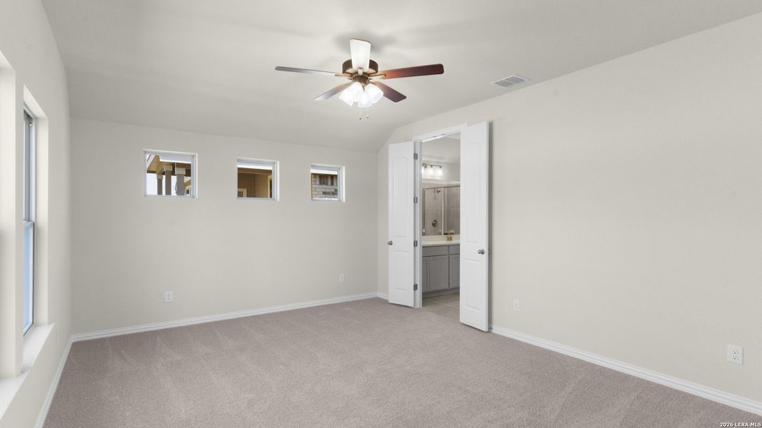 Spacious, unfurnished interior of a new home in Prairie Green, Converse (Image 12). Spacious, unfurnished interior of a new home in Prairie Green, Converse (Image 12).