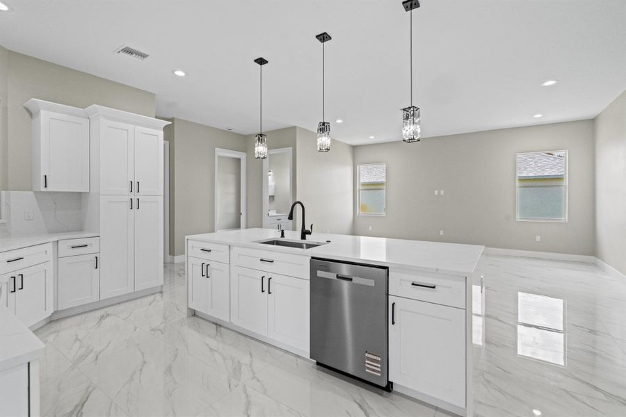 Furnished interior view inside a new home in , Port St. Lucie (Image 6).