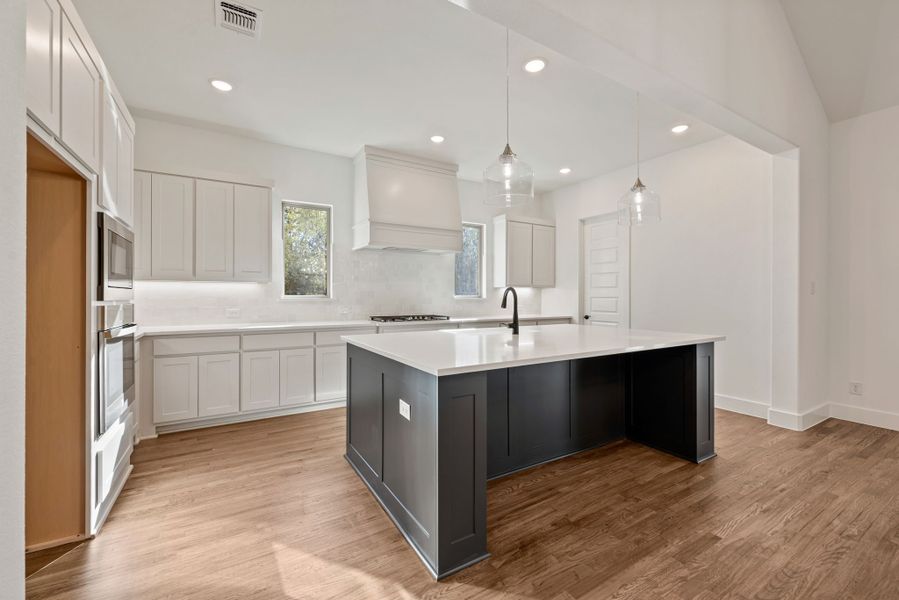 Furnished interior view inside a new home in Rolling Creek Ranch, Aledo (Image 6).