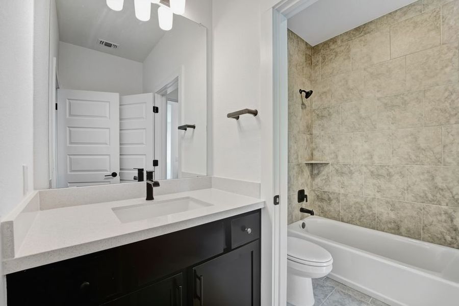 Furnished interior view inside a new home in Easton Park, Austin (Image 12).