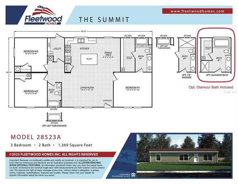 2D floor plan layout of this home in , Okeechobee, FL (Image 3).