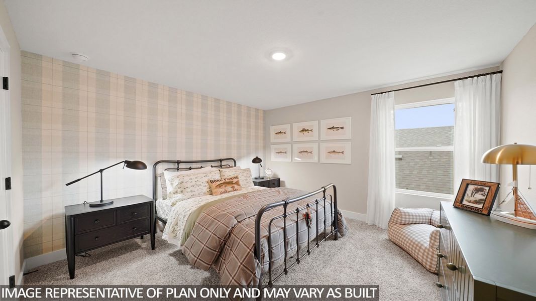 Furnished interior view inside a new home in Sunterra Lakes, Brookshire (Image 23).