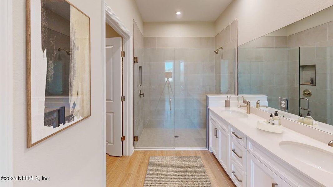 Furnished interior view inside a new home in RiverTown - WaterSong, St. Johns (Image 8).