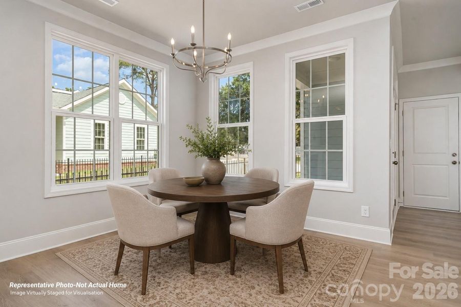 Dining-Merlot-Virtually Staged