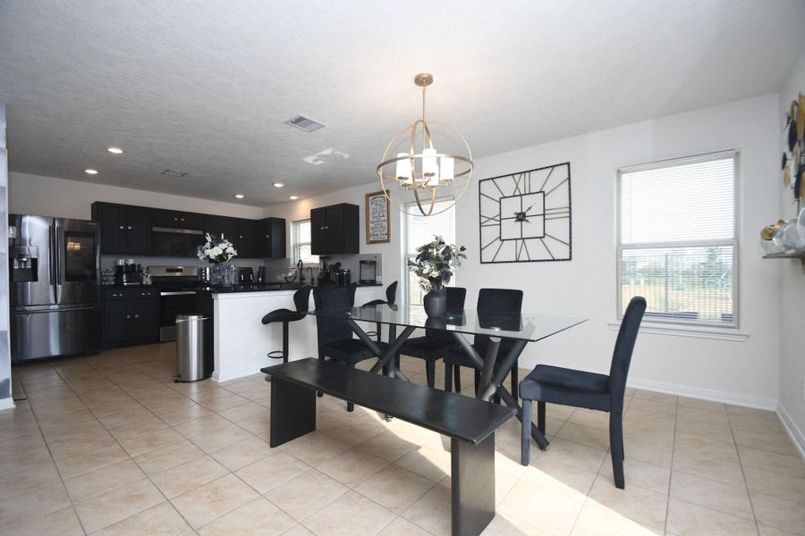 Furnished interior view inside a new home in , Katy (Image 11).