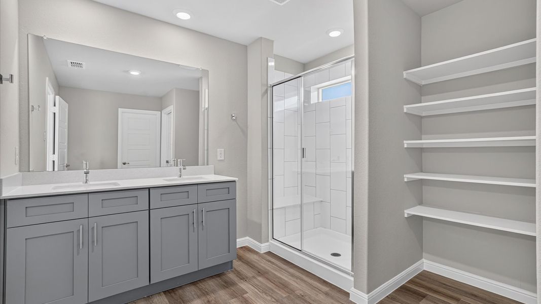 Furnished interior view inside a new home in Sandstone Estates, Granbury (Image 8).
