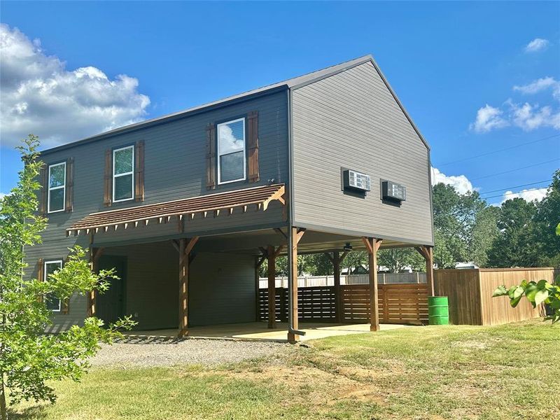 Exterior details and patio area of a home in , Gordonville (Image 4). Exterior details and patio area of a home in , Gordonville (Image 4).