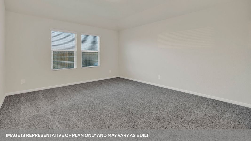 Representative unfurnished interior of a home built from the The Caroline by D.R. Horton in Whisper South, San Marcos (Image 19). Representative unfurnished interior of a home built from the The Caroline by D.R. Horton in Whisper South, San Marcos (Image 19).