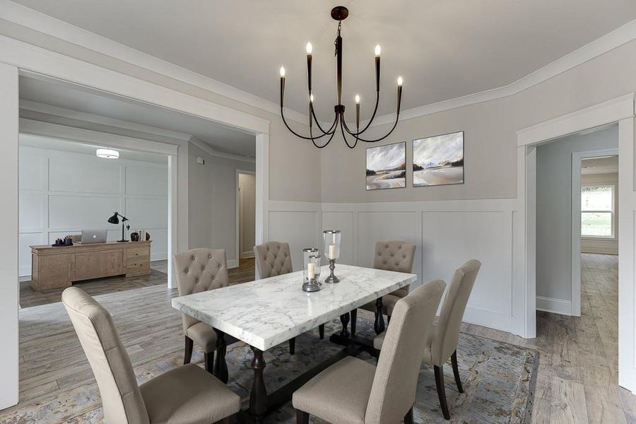 Furnished interior view inside a new home in , Bishop (Image 5).