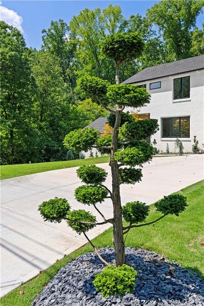 Exterior details and patio area of a home in , Atlanta (Image 53). Exterior details and patio area of a home in , Atlanta (Image 53).